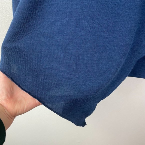 Soft Surroundings Woman's Sz S Blue Madison Cape Tunic Sweater 28583 - Picture 3 of 8